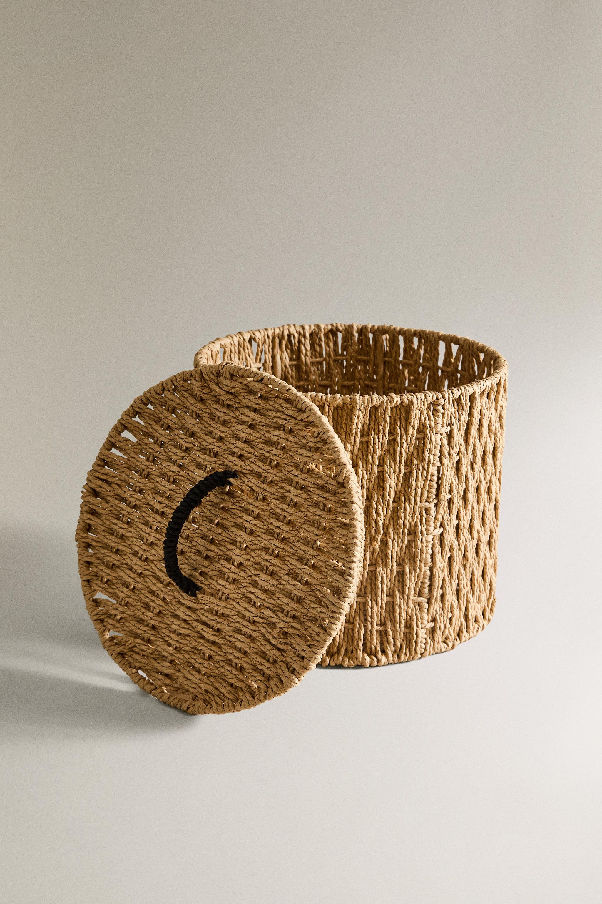 ROUND BASKET WITH LID